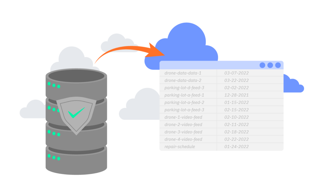 cloud service data storage